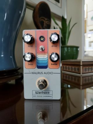 Walrus Audio Warhorn Overdrive Custom Retro Limited Edition Graphics - Rare