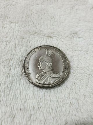 Rare 1902 Germany - East Africa 1 Rupie/rupee Eine Rupien Silver Coin