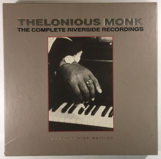 Thelonious Monk The Complete Riverside Recordings 15 Cd Box Set W/ Booklet Rare