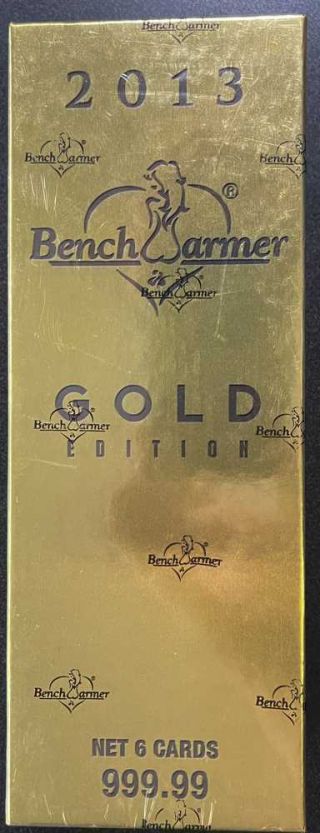 2013 Benchwarmer Gold Factory Box - Extremely Rare To Find One Of These
