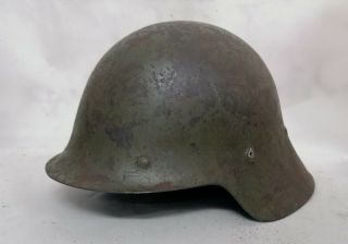 Spanish Civil War M26 Con Ala Helmet,  No Front Bracket,  Complete Republican Rare