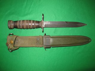 Us Vietnam War 1953 Contract Camillus Knife Bayonet More Rare Than Ww2
