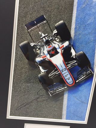 RARE Jenson Button McLaren F1 Signed Photo Display,  AUTOGRAPH FORMULA ONE 2