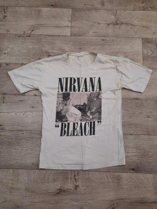 Nirvana Vintage Ultra Rare Bleach Shirt M Sub Pop Kurt Cobain