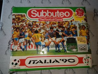 Vintage Subbuteo Italia 90 World Cup Edition,  Astro Turf Rare