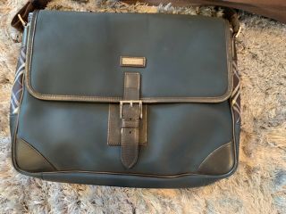 Burberry Blue Classic Black Label Shoulder Bag Rare