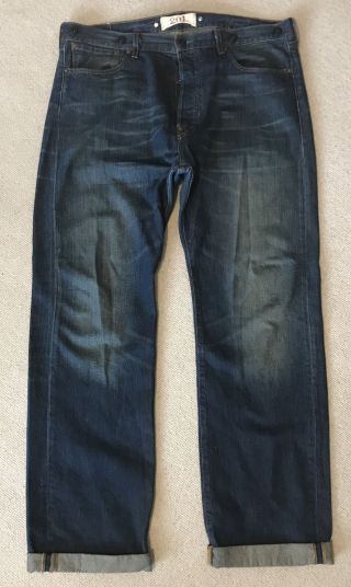 Rare Levi’s 201 Jeans.  Cinch Back Mens 34w X 34l Blue Levis Superior Great Cond’