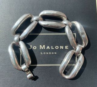 Rare - Sorini Sterling Silver 1960s ? Chunky Hallmarked Bracelet Fabulous 27.  4g