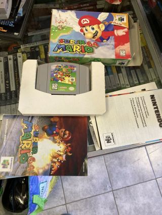 Mario 64 (nintendo 64 N64) Cib Complete Rare Authentic Near