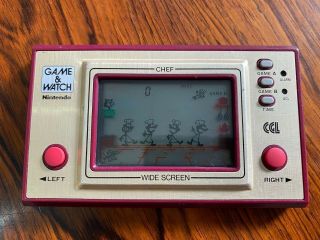 Nintendo Chef Game & Watch Very Rare