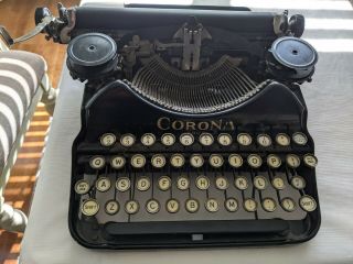 Rare Corona No.  4 1925 - 26 Typewriter