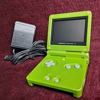 Lime Green Gba Sp 001✨rare Donkey Kong System✨nintendo Gameboy Advance Console