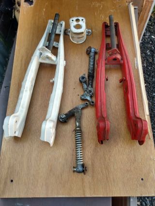 Honda C100 Front Forks With Springs And Rockers And Top Rare Please Read Desc