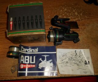 Vintage Abu Garcia Cardinal 3 C3 Ultralight Spinning Reel/new In Box/very Rare