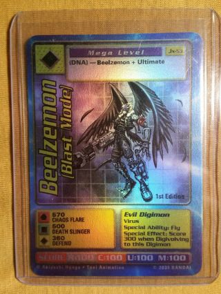 Beelzemon (blast Mode) | Digimon Digi - Battle Custom Card Holo Foil Jx - 53 English