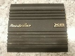 Rare Old School Phoenix Gold Xs2500 2 Channel Amplifier Amp