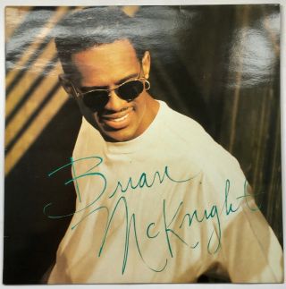 Brian Mcknight " Self Titled " Funk Soul,  Rare 1992 Vinyl Lp,  Near