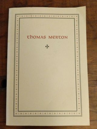 Very Rare Thomas Merton 1915 - 1968 Books And Letters 1st Ed,  1990 Horowitz.