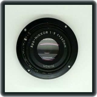Rare Nikon Apo Nikkor 240mm F:9 Large Format Lens Made In Japan