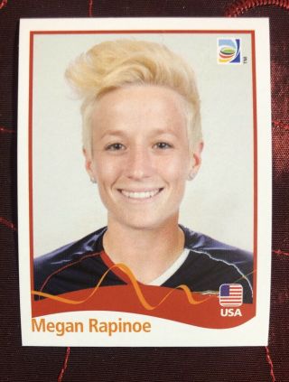 Megan Rapinoe 2011 Panini Rookie Sticker Womens World Cup 192 Rare