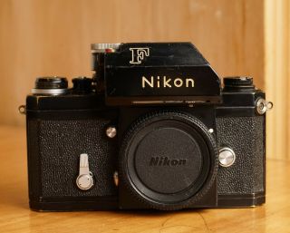 Rare All Black Nikon F Photomic 35mm Film Camera Body Only