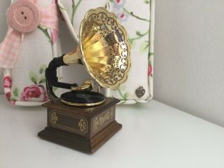 Bodo Hennig Dolls House Gramophone Record Phonograph Rare 3