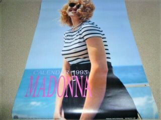 Madonna 1993 Japan Official Poster Calendar : : Very Rare / Promo