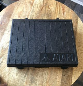 Atari 2600 Plastic Travel Hard Carry Case - Fits Console Controllers Games Rare