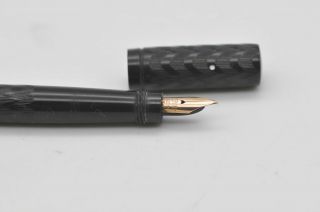 Rare Early Waterman ' s Tiny Baby Safety Propelling Fountain Pen Black Hard Rubber 2