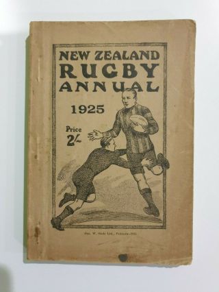 1925 Zealand Rugby Annual (extremely Rare)