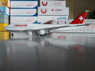 Phoenix Models Swissair Boeing 747 - 300 1:400 Hb - Igc Rare
