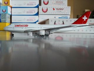Phoenix Models Swissair Boeing 747 - 300 1:400 Hb - Igd Rare