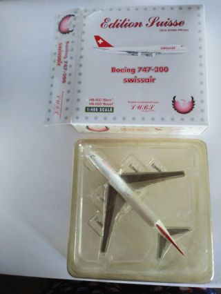 Phoenix Models Swissair Boeing 747 - 300 1:400 HB - IGD RARE 3