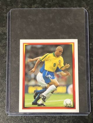 Rare - Ronaldo Rookie Sticker - Merlin Premier League 1998 - Brazil Rare