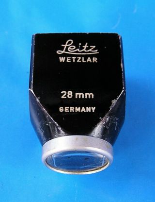 Leitz Wetzlar 28mm Wide Angle Finder Rare & Case