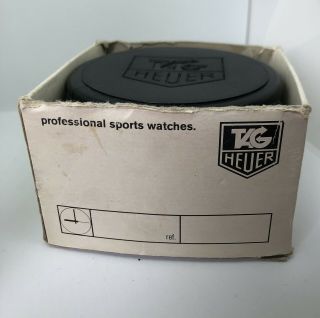 TAG Heuer Vintage 1989 Rare Black Watch Box.  For 2000 F1 Carrera Etc. 2