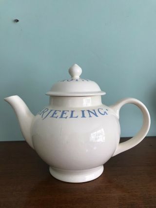Emma Bridgewater Cambridge Blue Teapot - Rare