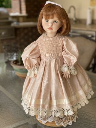Rare 23” Artist Doll Full Porcelain Dianna Effner “hilary” Adorable Doll