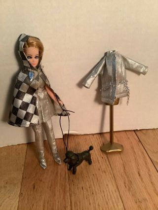 Rare Htf Vintage Topper Dawn Rain Check Fashion With Doll Plus