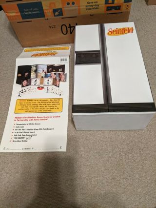Seinfeld The Complete Series Box Refrigerator 33 - Disc Dvd Set W/magents Rare
