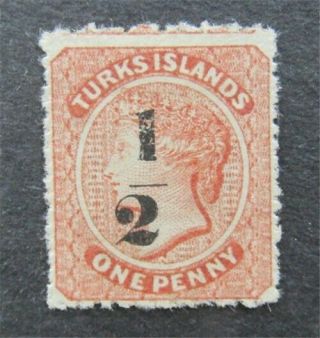 Nystamps British Turks Islands Stamp 11 Og H $215 Signed Rare A30y2588