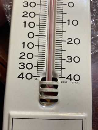 Vintasge Rare Packard Thermometer 12 3/4”HX2 3/4”W 2