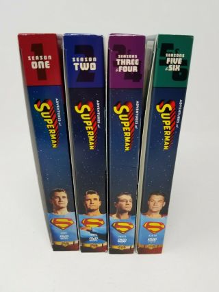 The Adventures Of Superman Complete Tv Series Seasons 1 - 6 Rare No Scratches