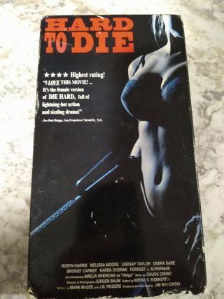 Hard To Die Vhs Extremely Rare Great Shape Sorority House Massacre 3