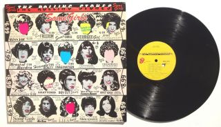 The Rolling Stones Some Girls Lp Coc39108 Us 1978 Rare Misprint On Label Vg,