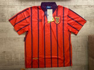 Rare Scotland Away Football Shirt 1993 - 1995 Xl Umbro Retro Bnwt