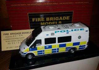 Fire Brigade Models 1:43 Police Service Of Northern Ireland Psni Rare Model Merc