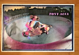 1978 Tony Alva Dogtown Z Boys Poster Skateboard Rare