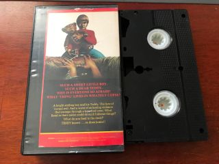 THE PIT VHS HORROR OOP CULT MARQUIS VIDEO 1981 RARE BOX ART BOY WITH TEDDY BEAR 3