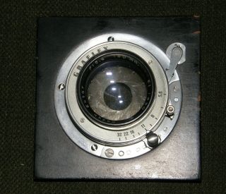 Rare Kodak Ektar 190mm F/5.  6 Lens,  Fits Graflex D,  W/auto Iris